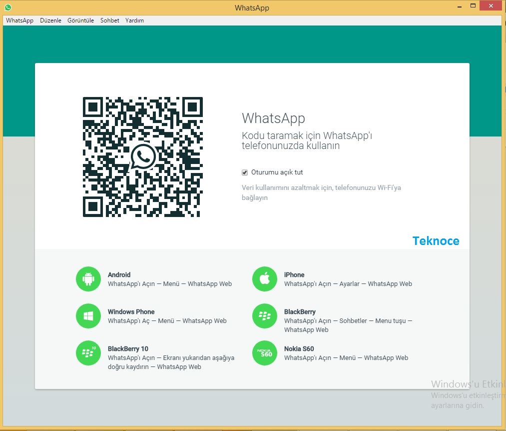 whatsapp bilgisayar indir
