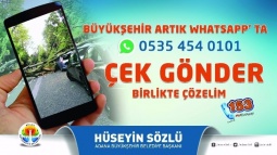 Büyükşehir Whatsappta